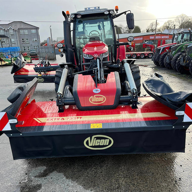 Vicon Extra 732FT Mower – Front & Side Mounted, Precision Cutting