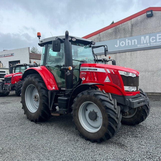 2015 Massey Ferguson 6615 Tractor | 3048 Hours, 45Kph Dyna-4, 1 Owner, Michelin Tyres