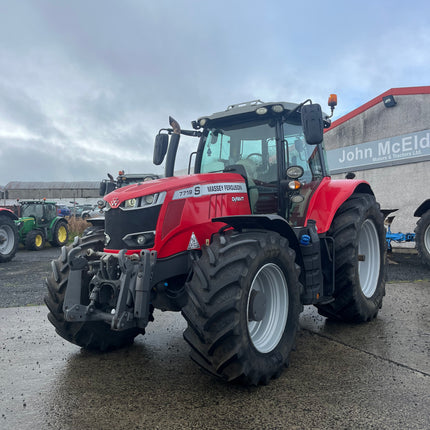 Massey Ferguson 7719S Exclusive – Top Spec, Vario, Front Linkage, 55Kph, LED Light Pack