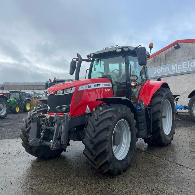 Massey Ferguson 7719S Exclusive – Top Spec, Vario, Front Linkage, 55Kph, LED Light Pack