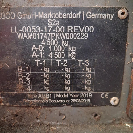 Massey Ferguson RB3130F Round Baler – Approx. 22,000 Bales, Dry Stored, Excellent Condition